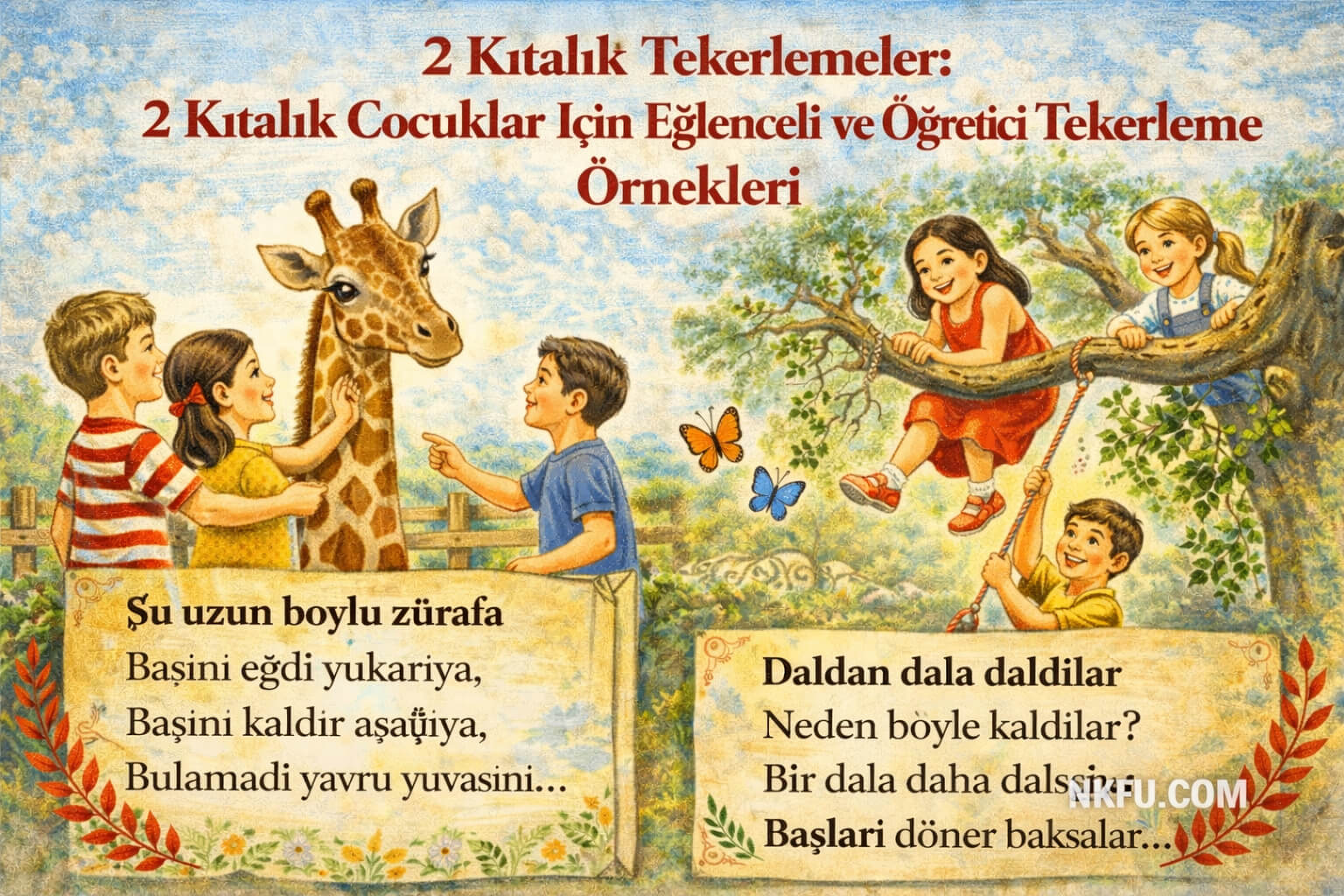2 Kıtalık Tekerlemeler