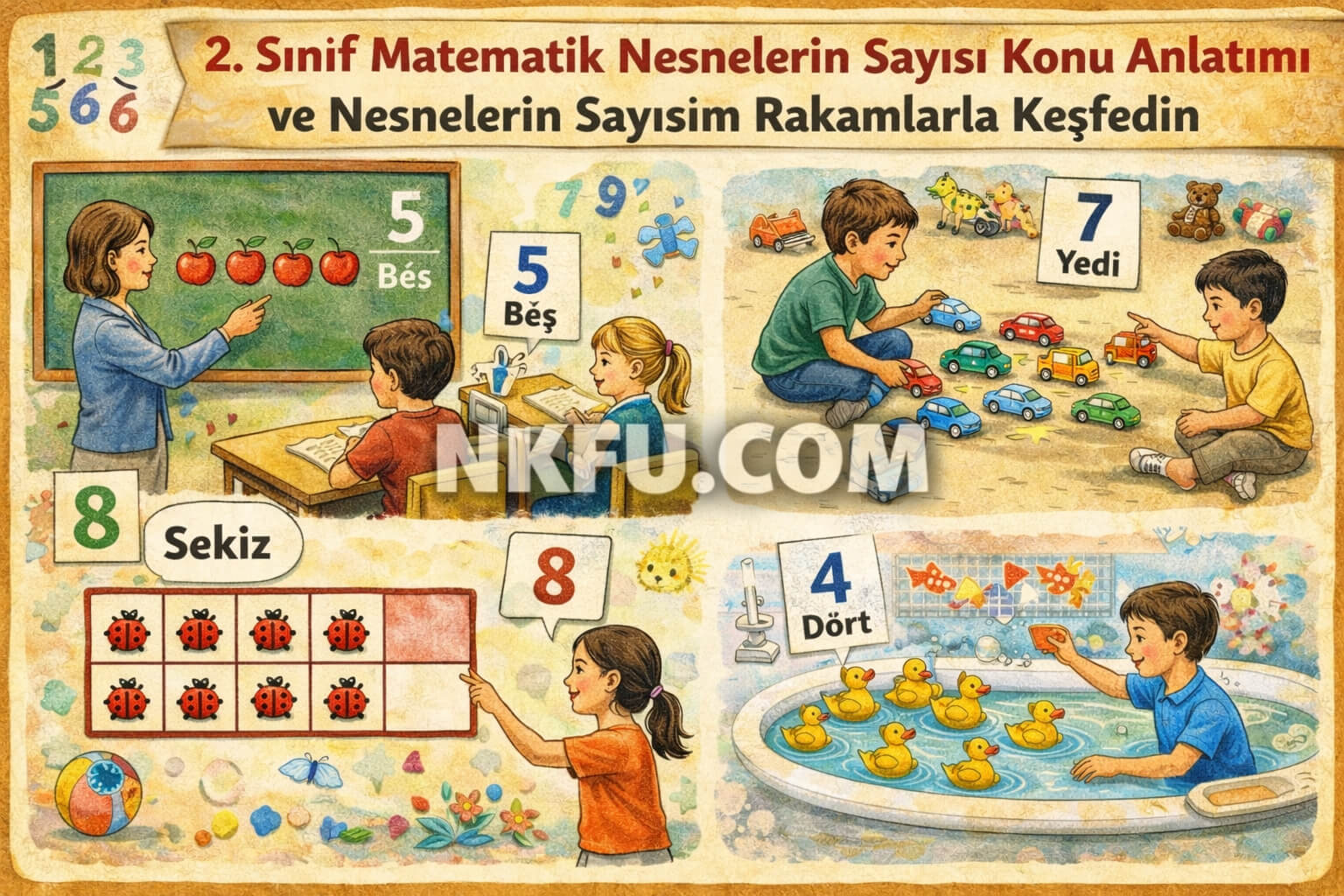 2. Sınıf Matematik Nesnelerin Sayısı Konu Anlatımı