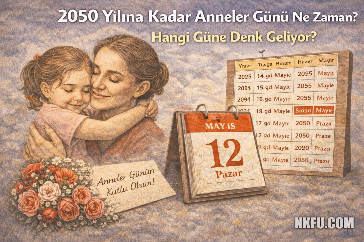 2050 Yılına Kadar Anneler Günü Ne Zaman