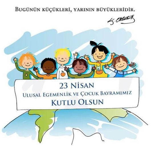 23 Nisan Kutlama Mesajları Yazıları, Çocuk Bayramı Resimli Kutlamaları, Mesajlar