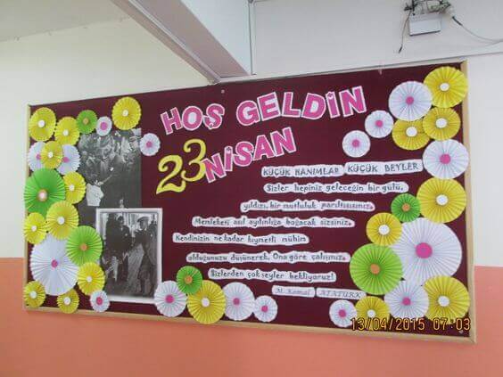 23 Nisan Pano Çalışma Örnekleri