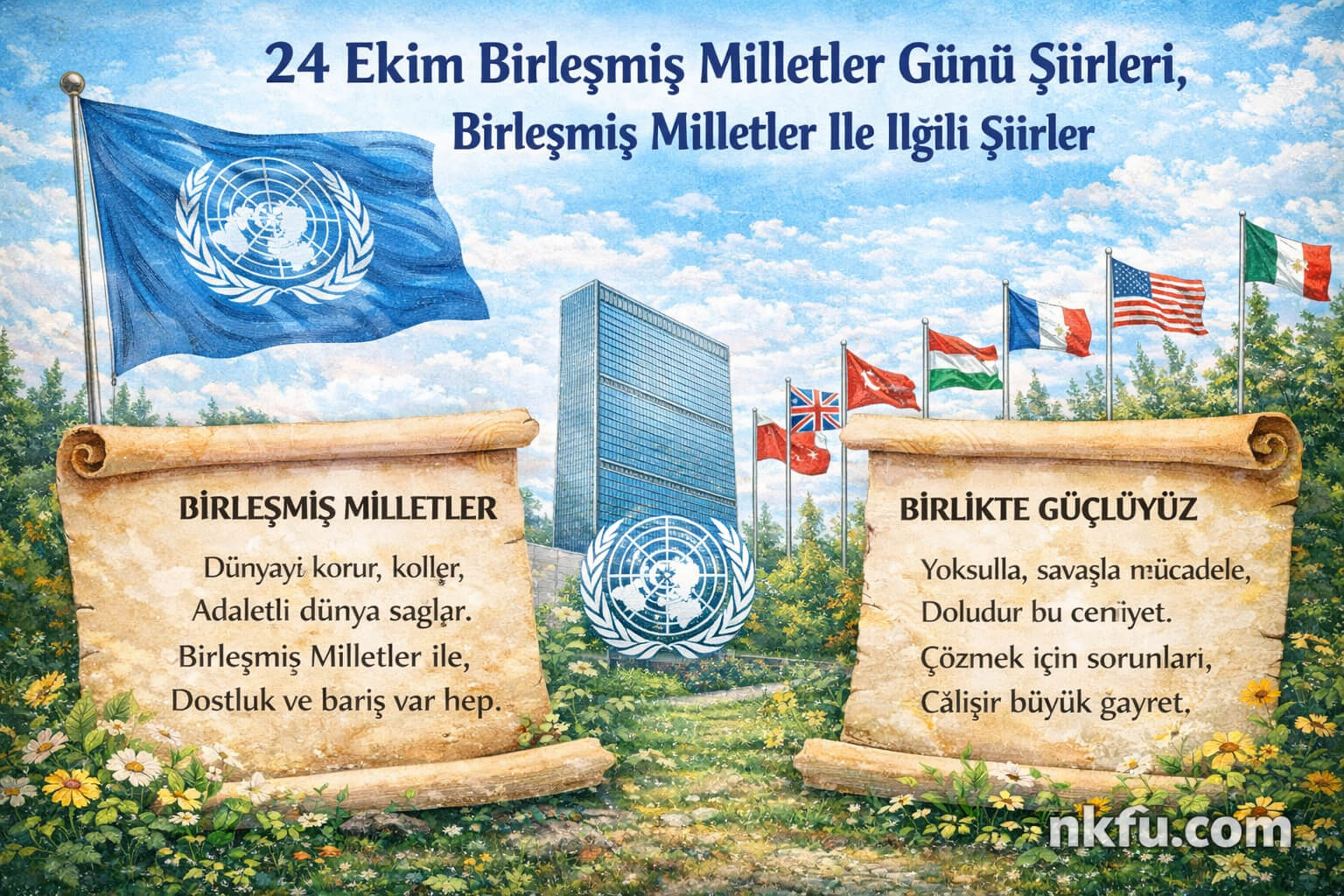 24 Ekim Birleşmiş Milletler Günü Şiirleri