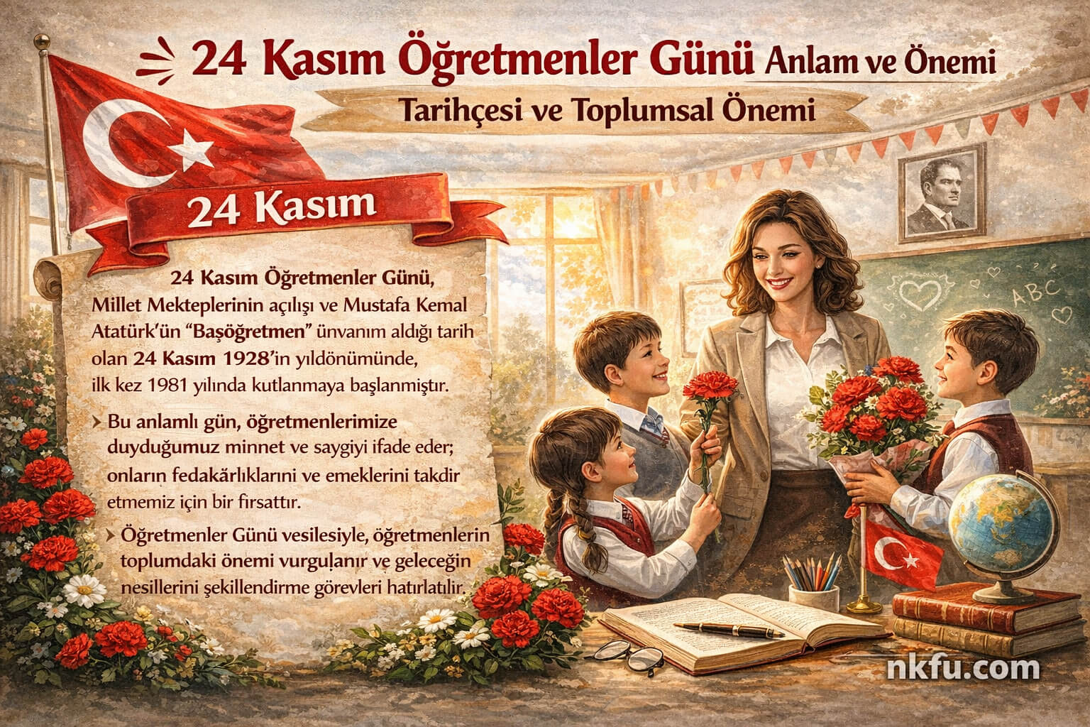 24 Kasım Öğretmenler Günü Anlam ve Önemi