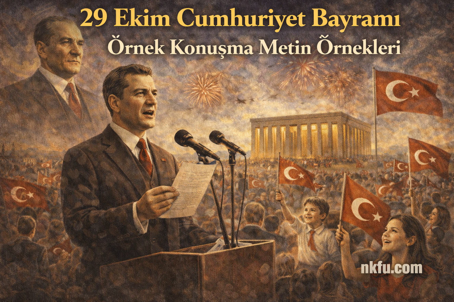 29 Ekim Cumhuriyet Bayramı Örnek Konuşma Metin Örnekleri