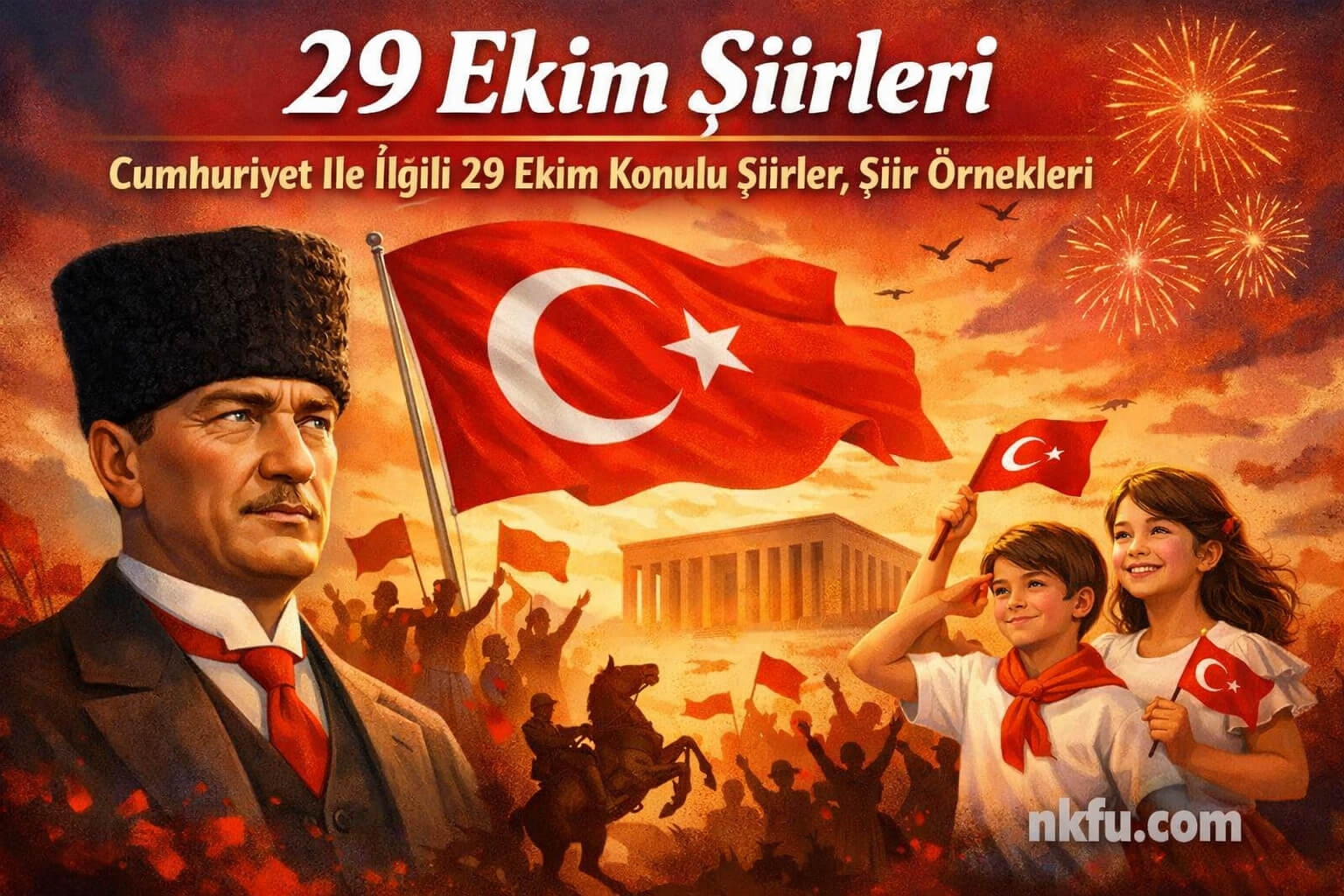29 Ekim Şiirleri, Cumhuriyet İle İlgili 29 Ekim Konulu Şiirler, Şiir Örnekleri