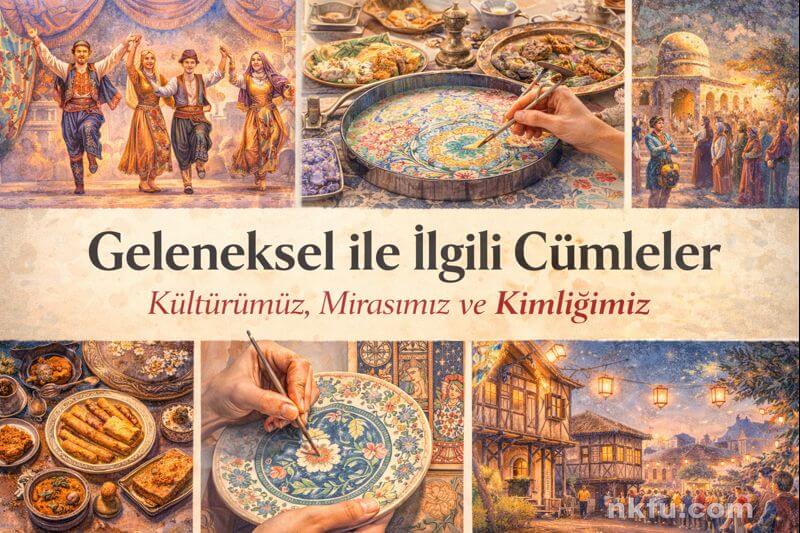 Geleneksel ile İlgili Cümleler