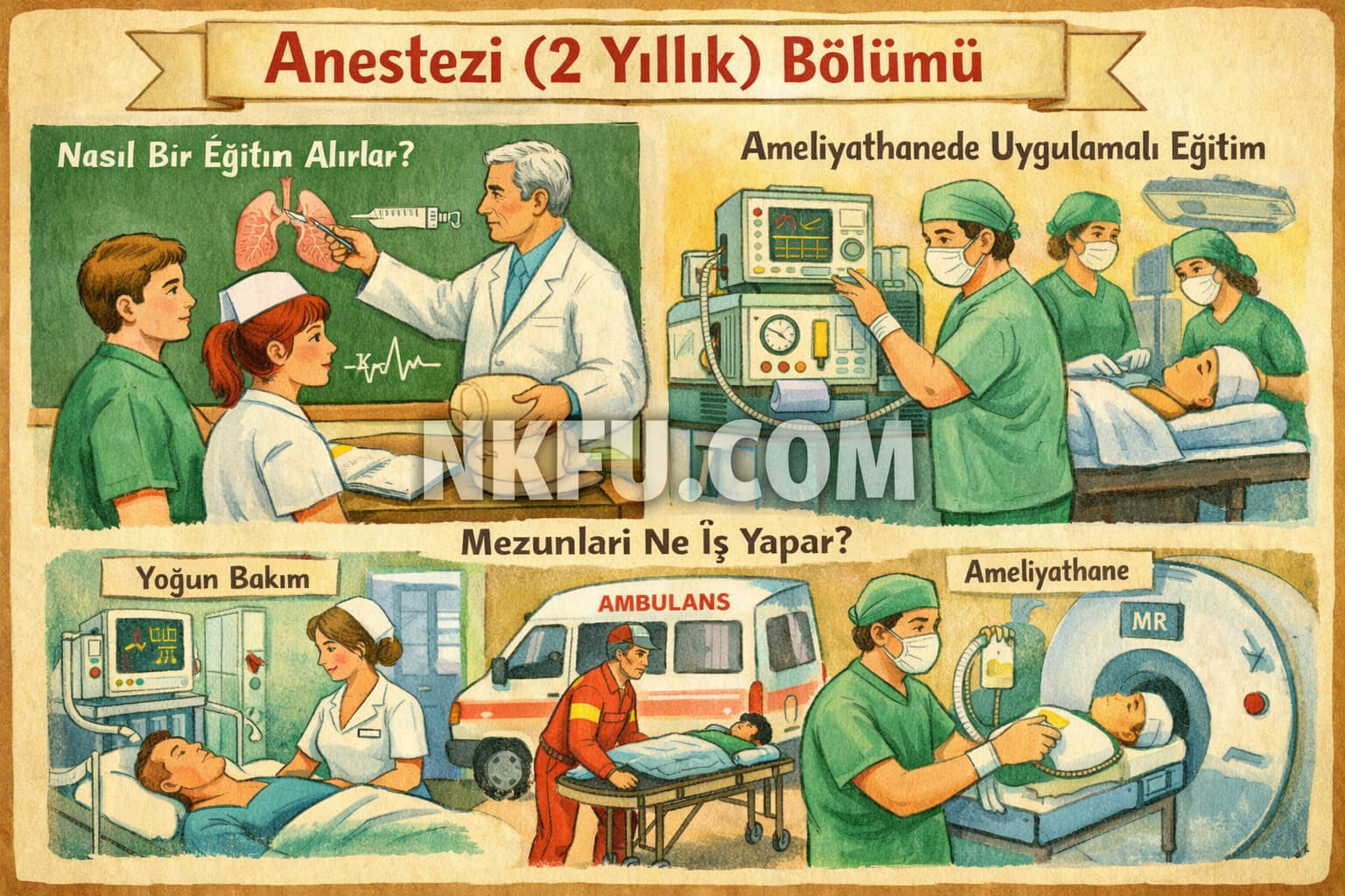 Anestezi (2 Yıllık) Bölümü Nedir? Nasıl Bir Eğitim Alırlar? Mezunları Ne İş Yapar?