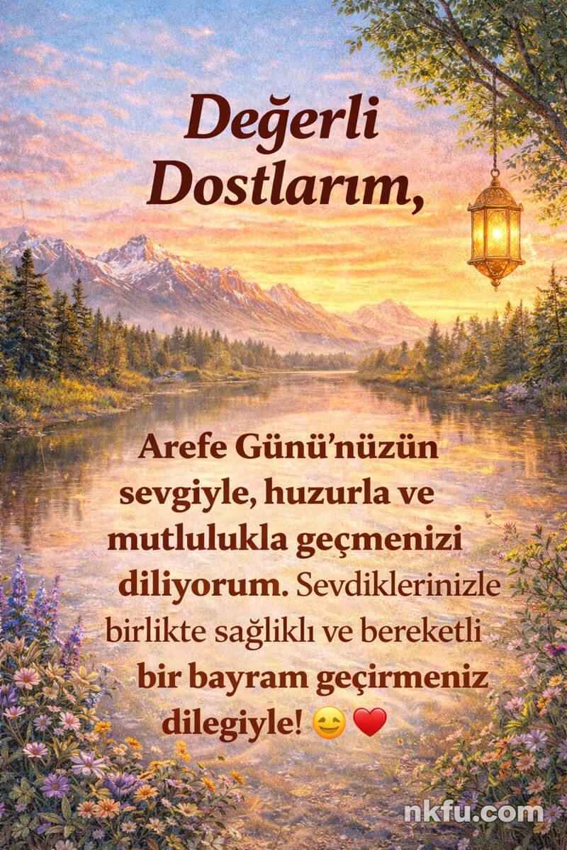 Arefe Günü Mesajları
