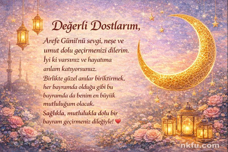 Arefe Günü Mesajları