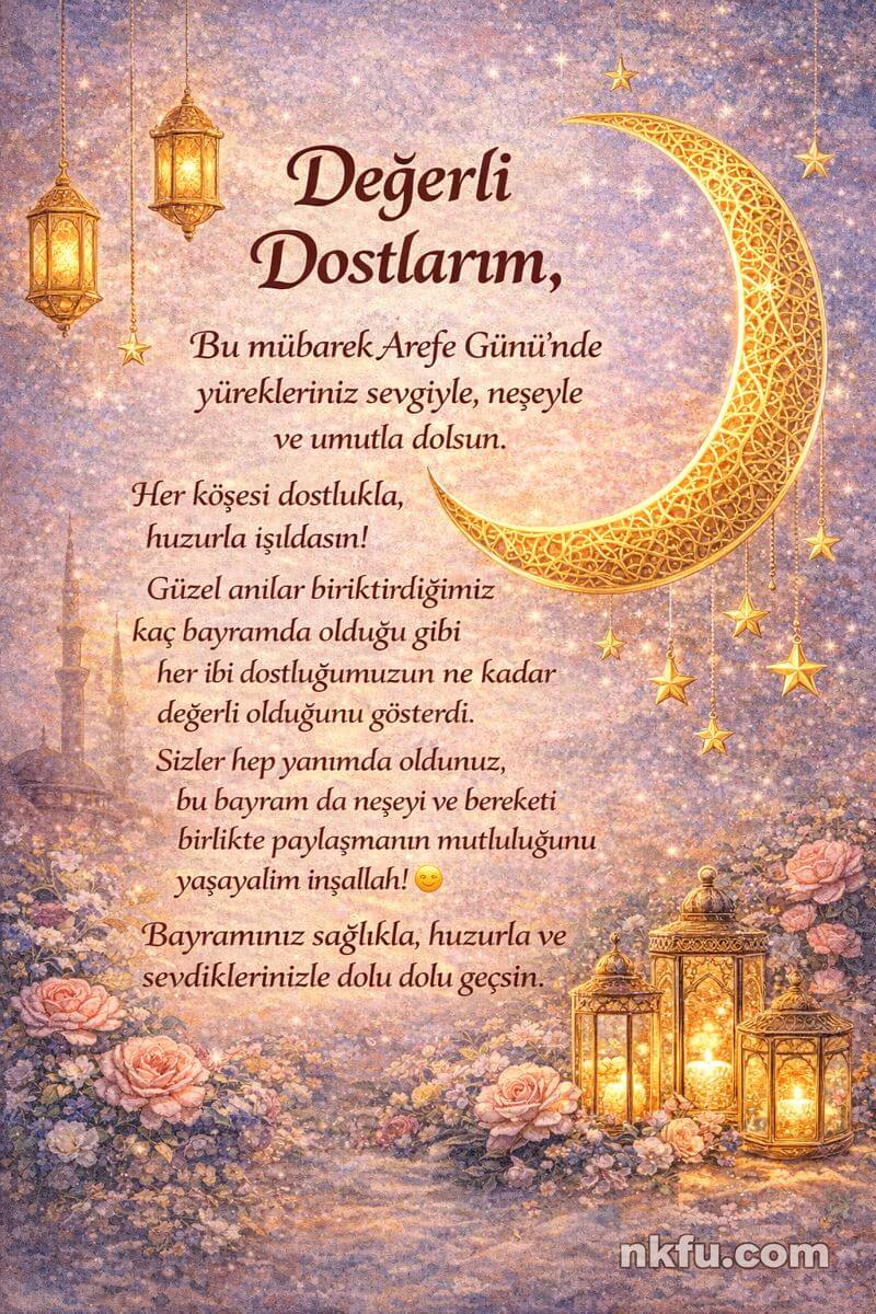 Arefe Günü Mesajları