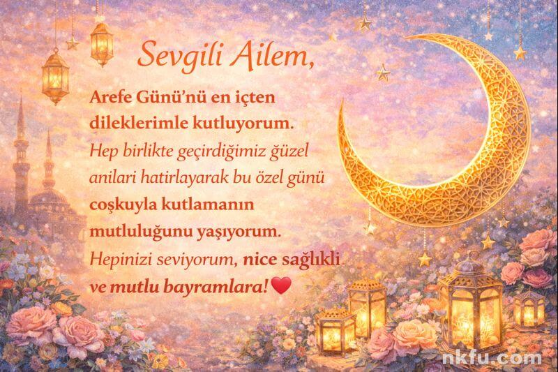 Arefe Günü Mesajları