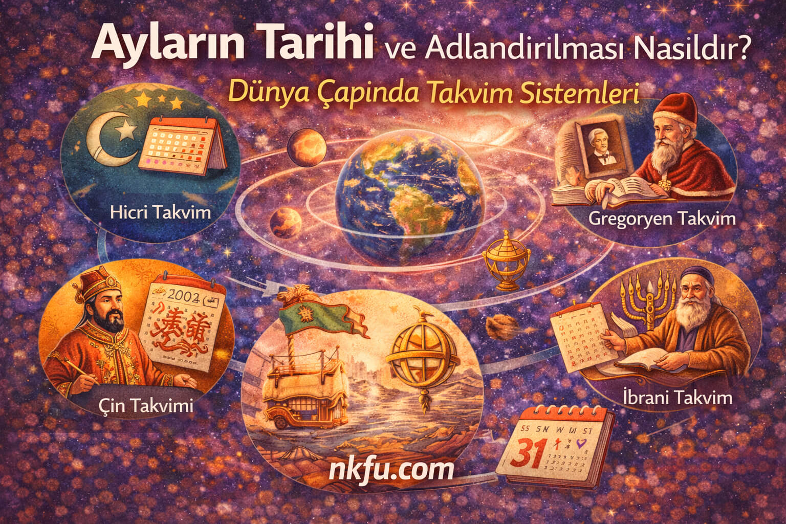 Ayların Tarihi ve Adlandırılması Nasıldır? Dünya Çapında Takvim Sistemleri