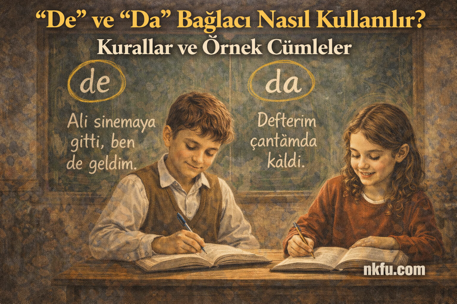 "De" ve "Da" Bağlacı Nasıl Kullanılır