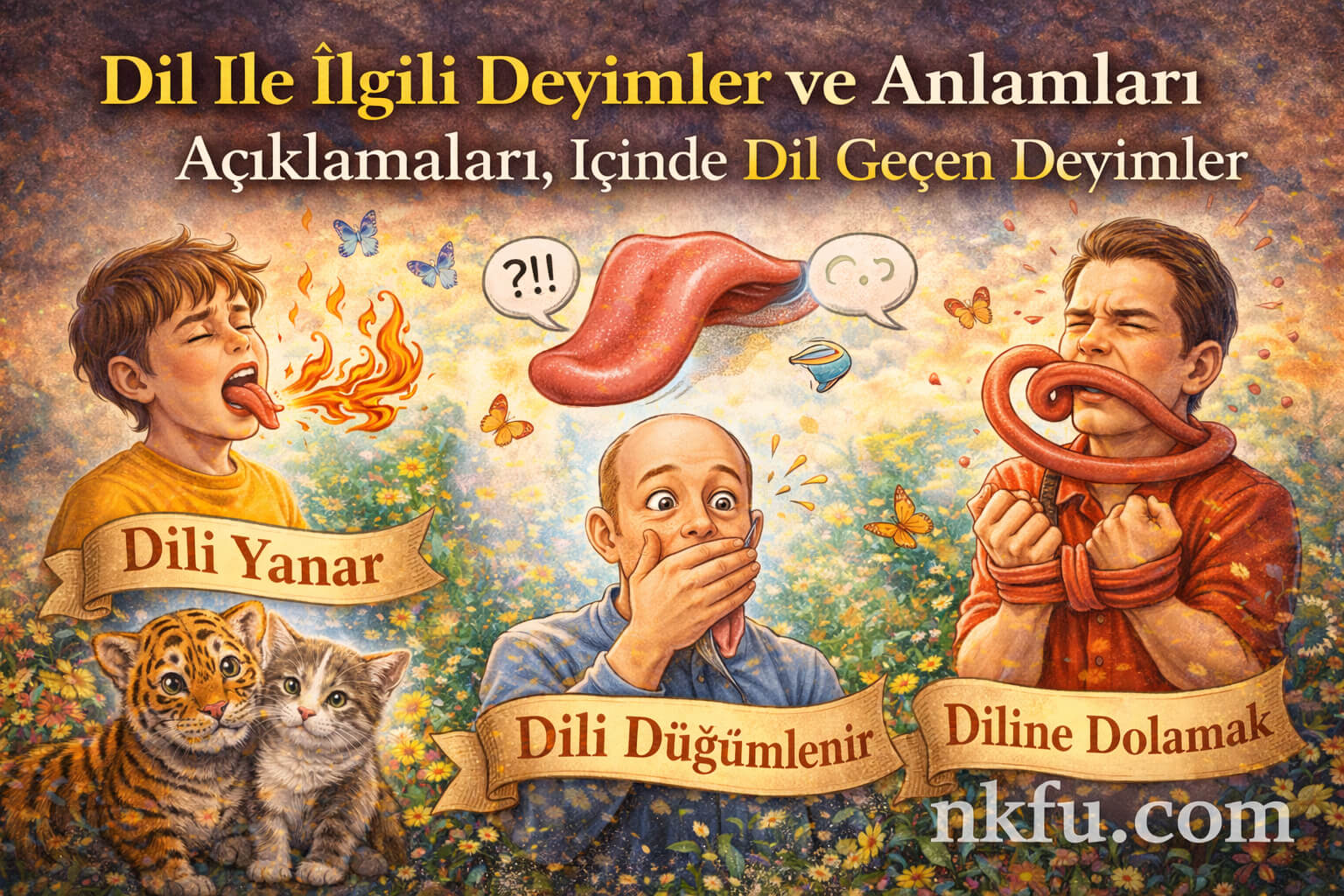 Dil İle İlgili Deyimler ve Anlamları