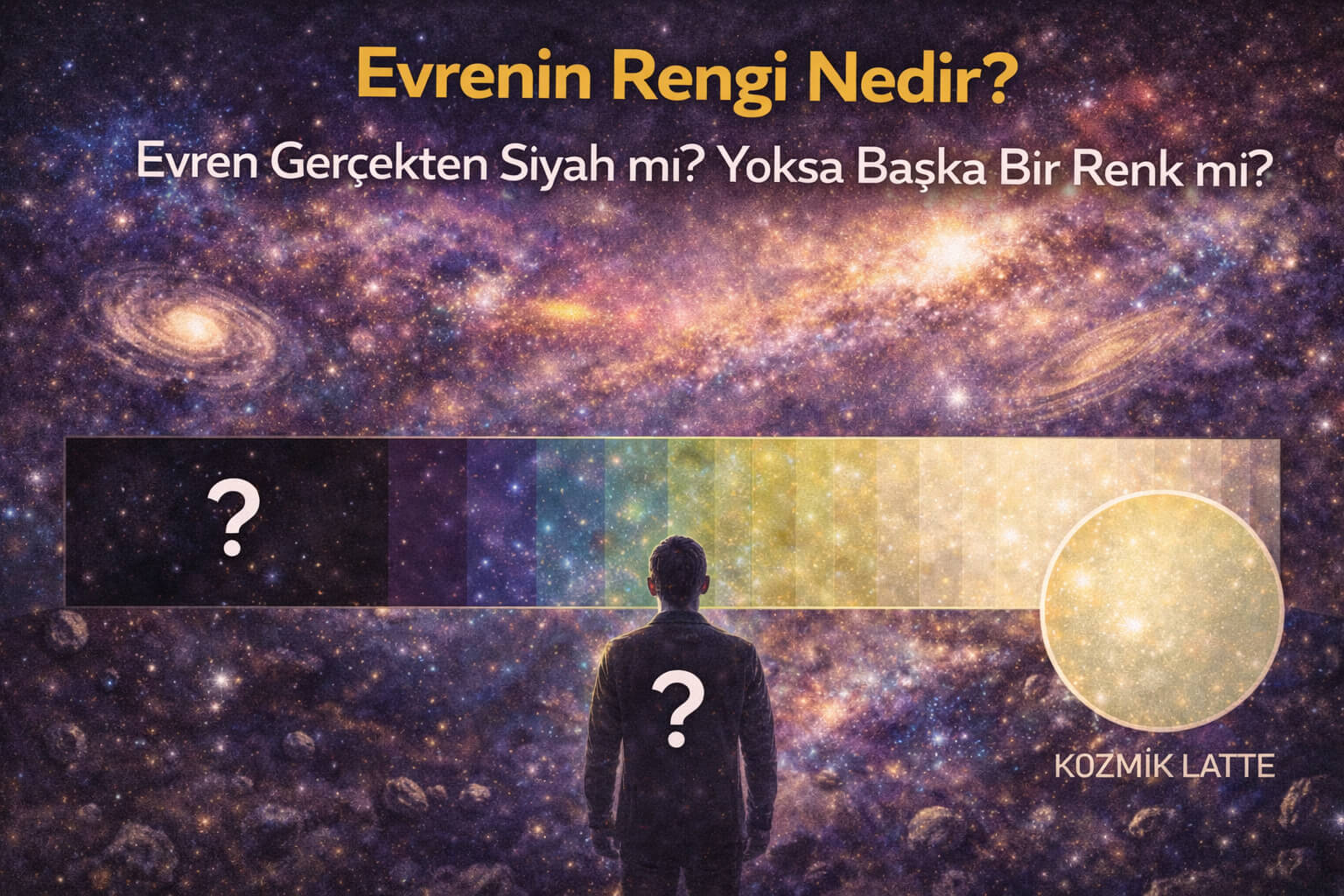 Evrenin Rengi Nedir? Evren Gerçekten Siyah mı? Yoksa Başka Bir Renk mi?