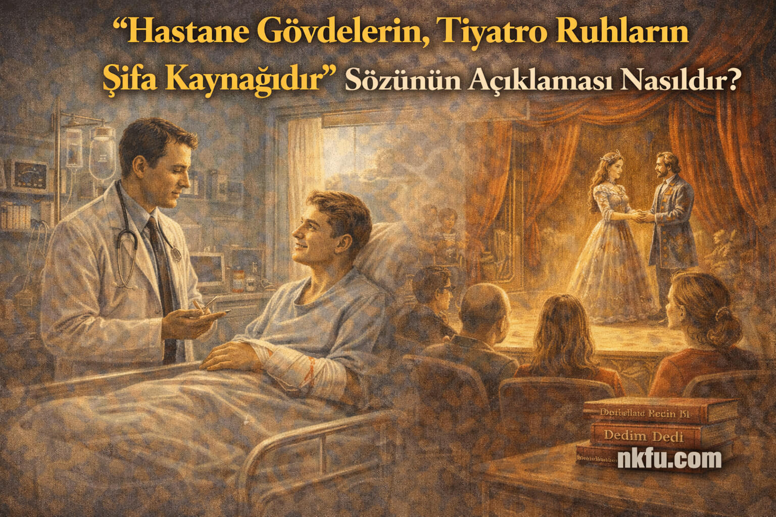 "Hastane Gövdelerin Tiyatro Ruhların Şifa Kaynağıdır" Sözünün Açıklaması Nasıldır?