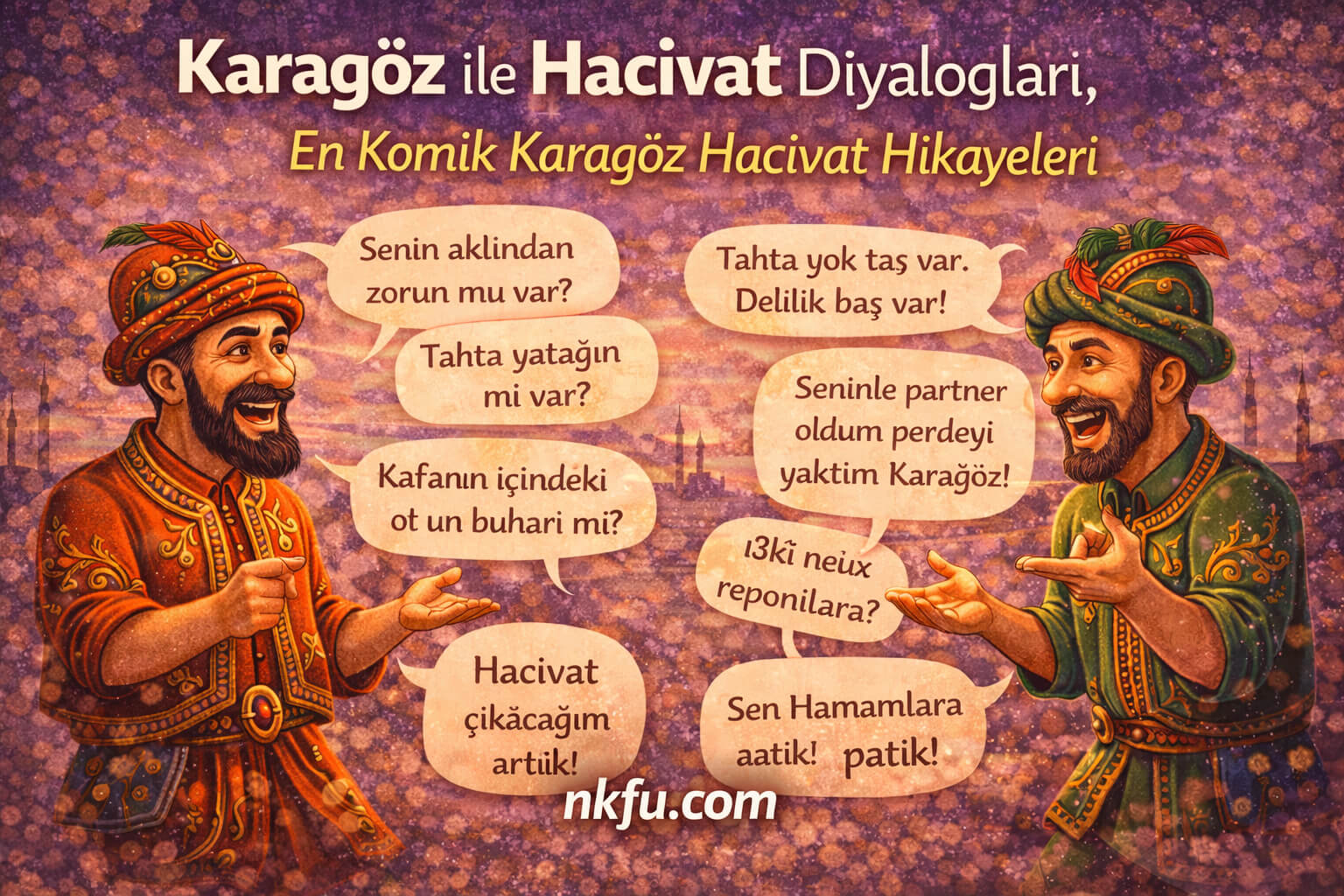 Karagöz ile Hacivat Diyalogları