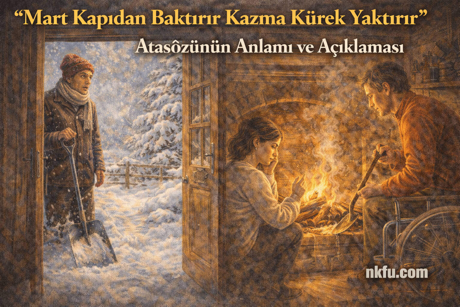 "Mart Kapıdan Baktırır Kazma Kürek Yaktırır" Atasözünün Anlamı ve Açıklaması