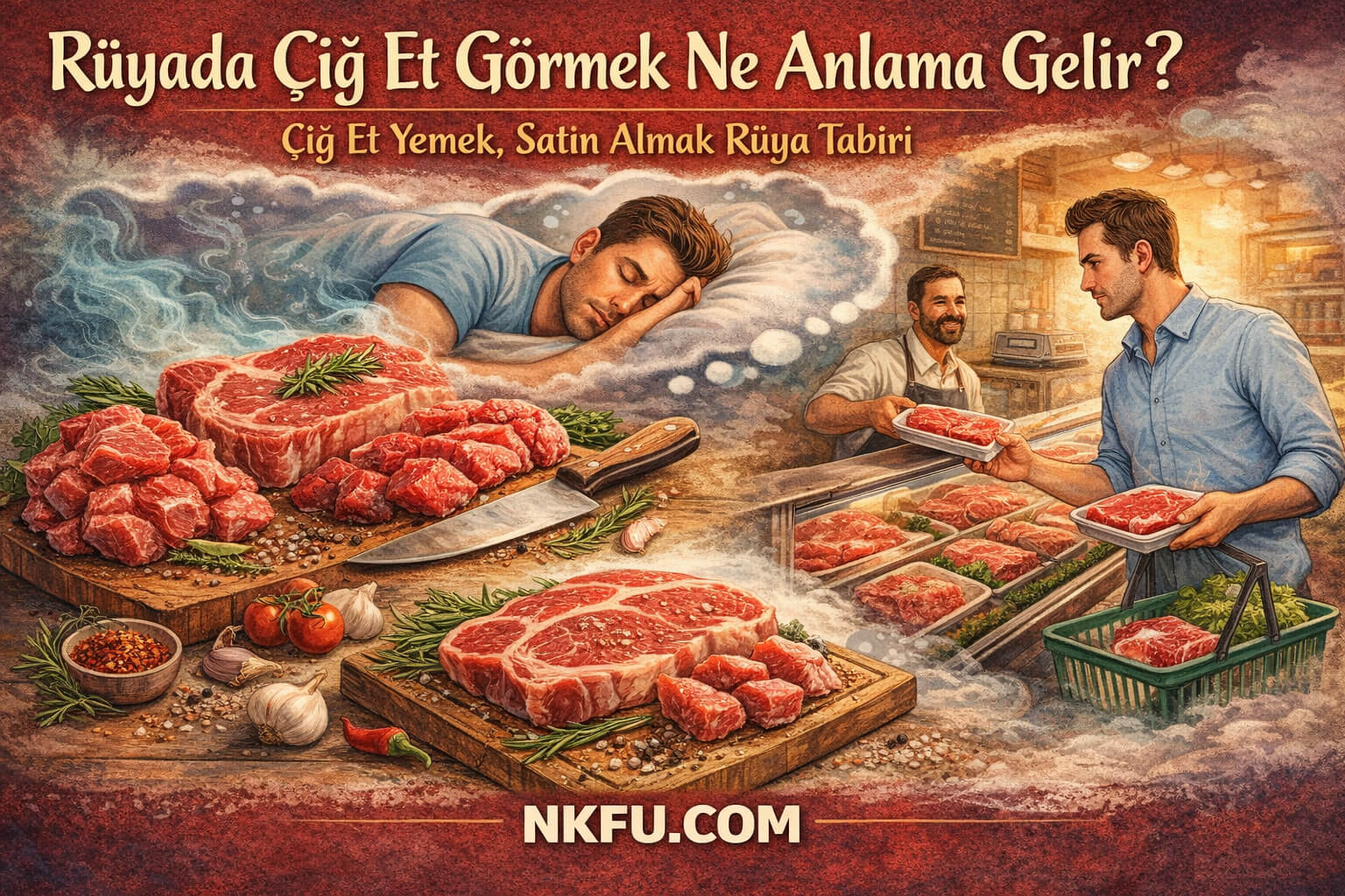 Rüyada Çiğ Et Görmek