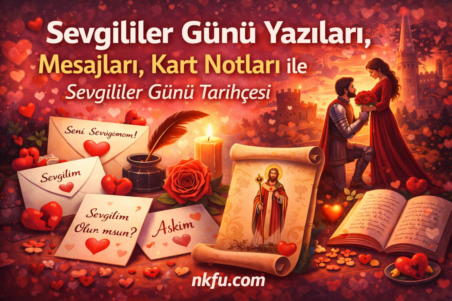 Sevgililer Günü Yazıları, Mesajları, Kart Notları ile Sevgililer Günü Tarihçesi
