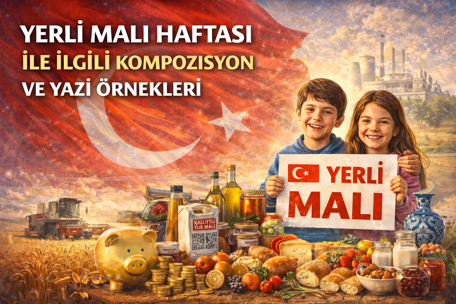 Yerli Malı Haftası İle İlgili Kompozisyon ve Yazı Örnekleri