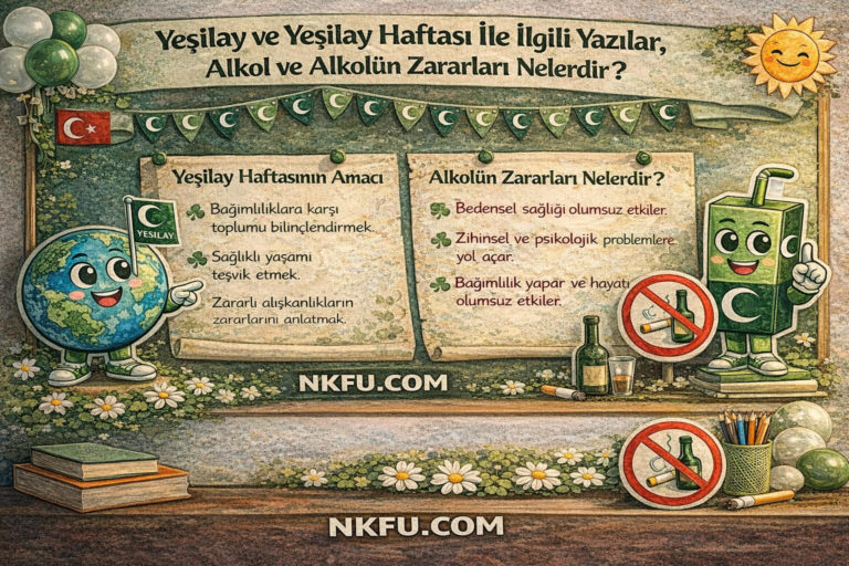 Yeşilay ve Yeşilay Haftası İle İlgili Yazılar, Alkol ve Alkolün Zararları Nelerdir? Yeşilay ve Yeşilay Haftası İle İlgili Yazılar