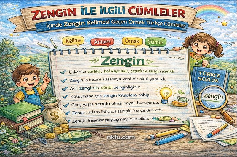 Zengin İle İlgili Cümleler