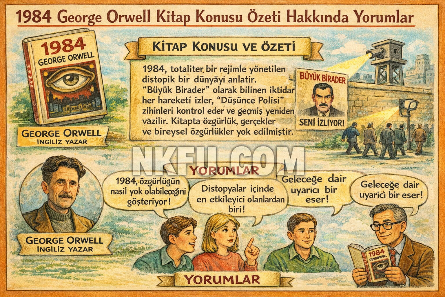 1984 George Orwell Kitap Konusu Özeti Hakkında Yorumlar