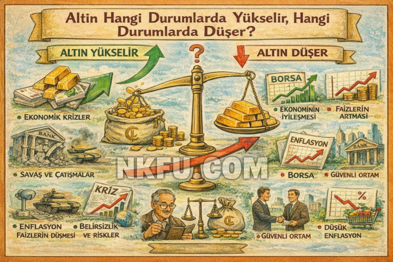 Altın Hangi Durumlarda Yükselir, Hangi Durumlarda Düşer? Altın Hangi Durumlarda Yükselir, Hangi Durumlarda Düşer?