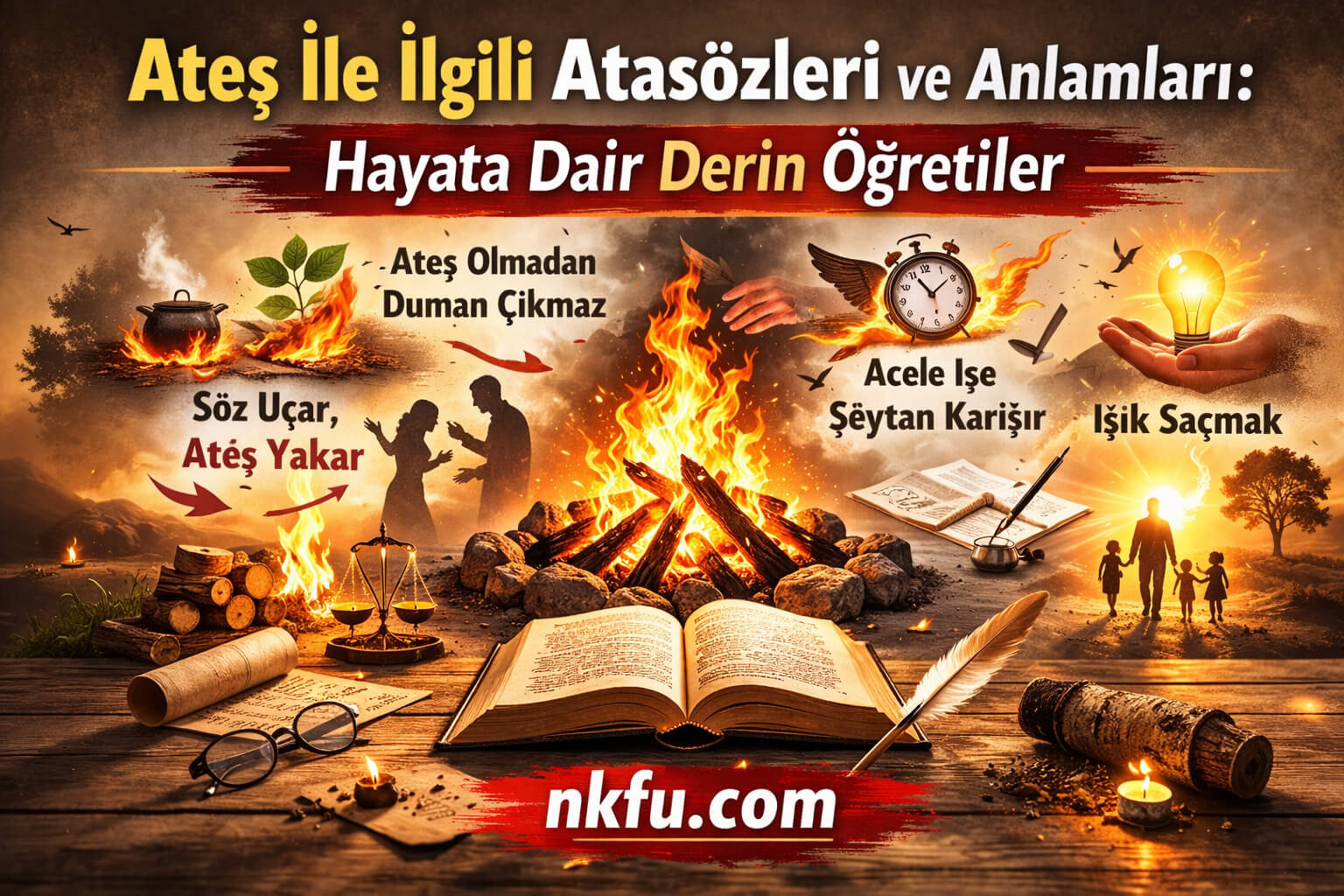 Ateş İle İlgili Atasözleri ve Anlamları