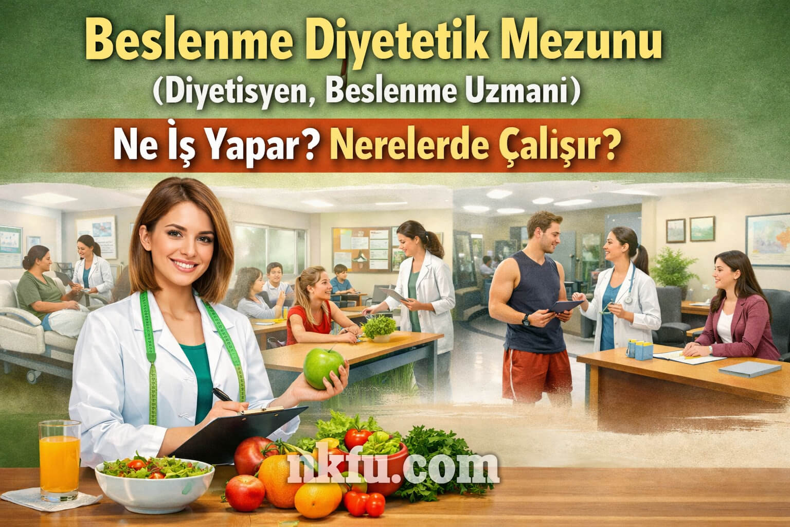 Beslenme Diyetetik Mezunu (Diyetisyen, Beslenme Uzmanı)