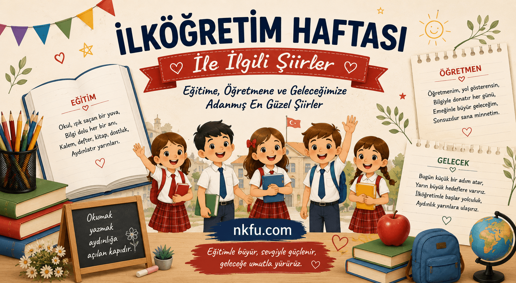 İlköğretim Haftası İle İlgili Şiirler