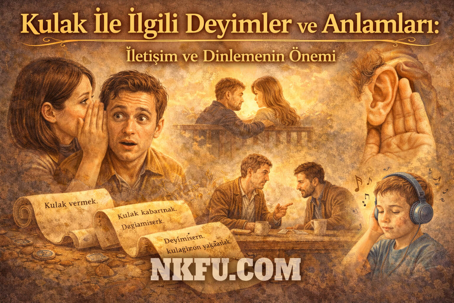 Kulak İle İlgili Deyimler ve Anlamları