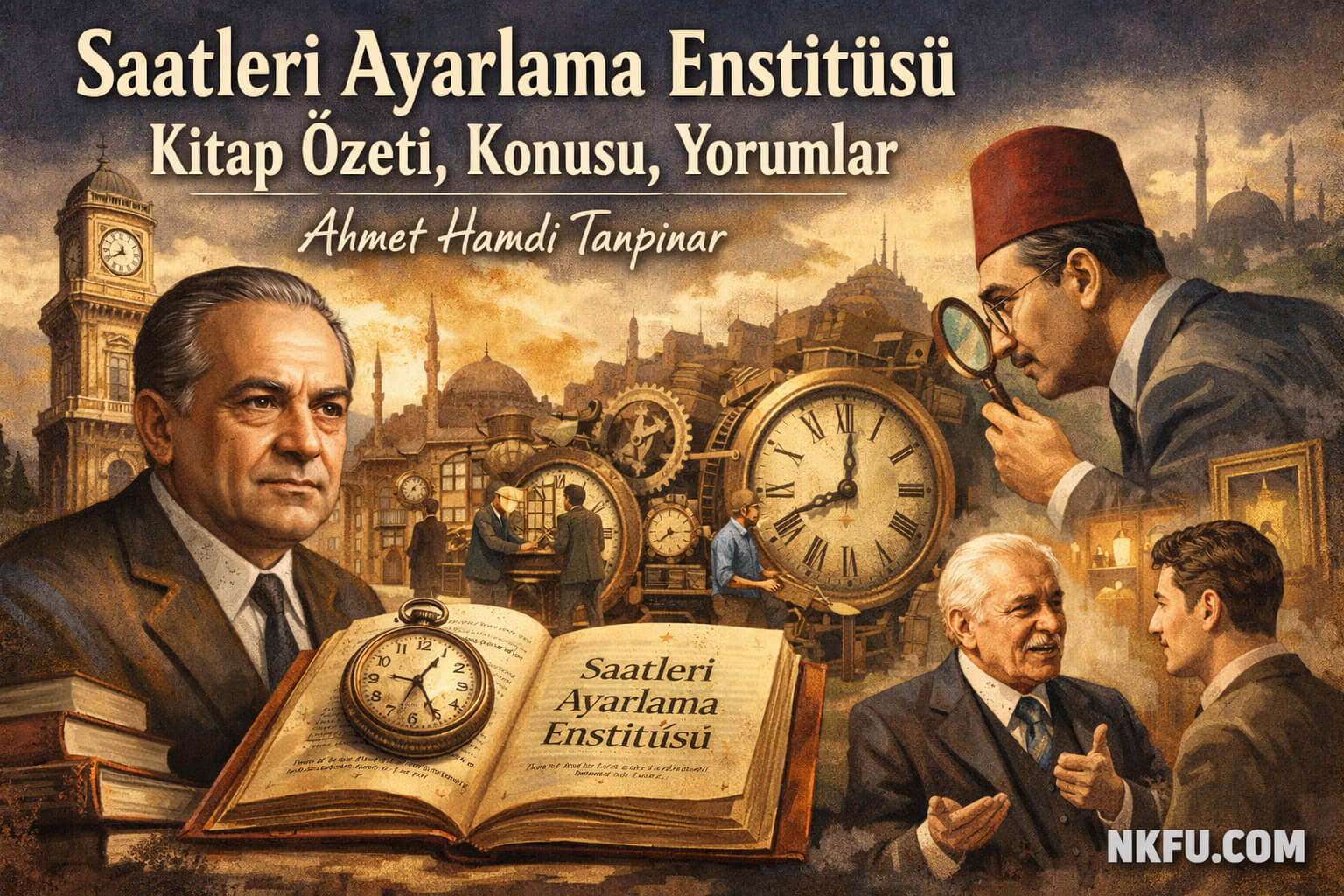 Saatleri Ayarlama Enstitüsü Kitap Özeti Konusu Yorumlar, Ahmet Hamdi Tanpınar