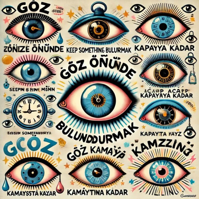 Göz İle İlgili Deyimler