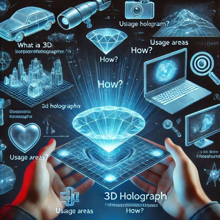 3 Boyutlu Hologram Nedir? Nasıl Yapılır? Kullanım Alanları Özellikleri