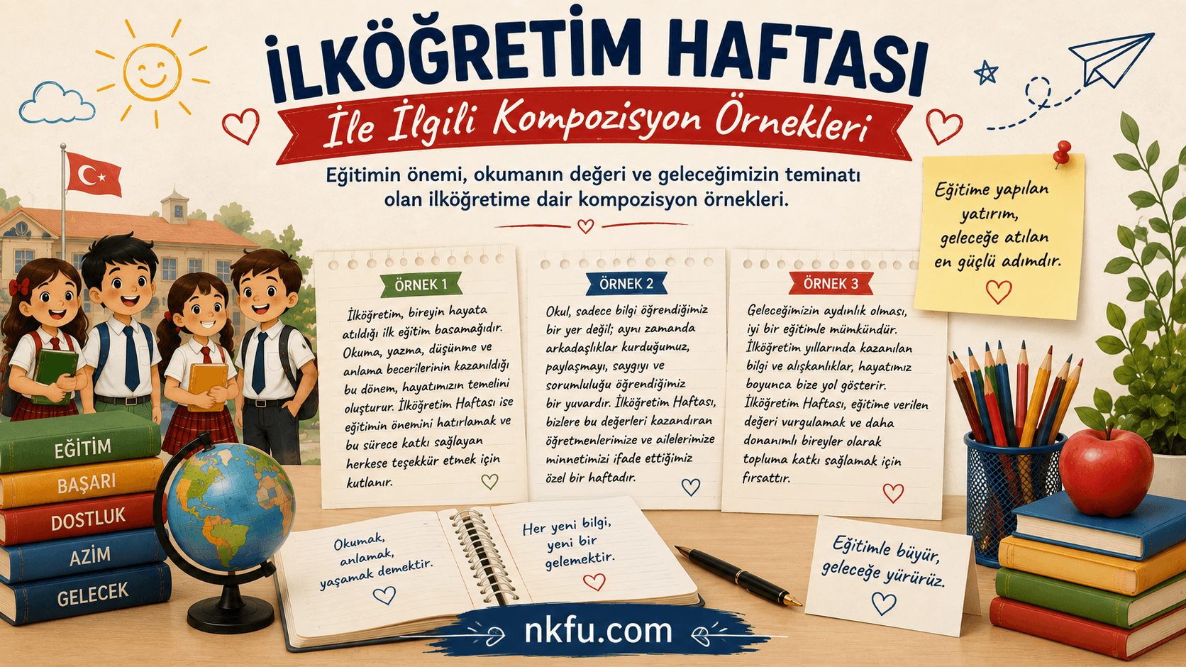 İlköğretim Haftası İle İlgili Kompozisyon Örnekleri