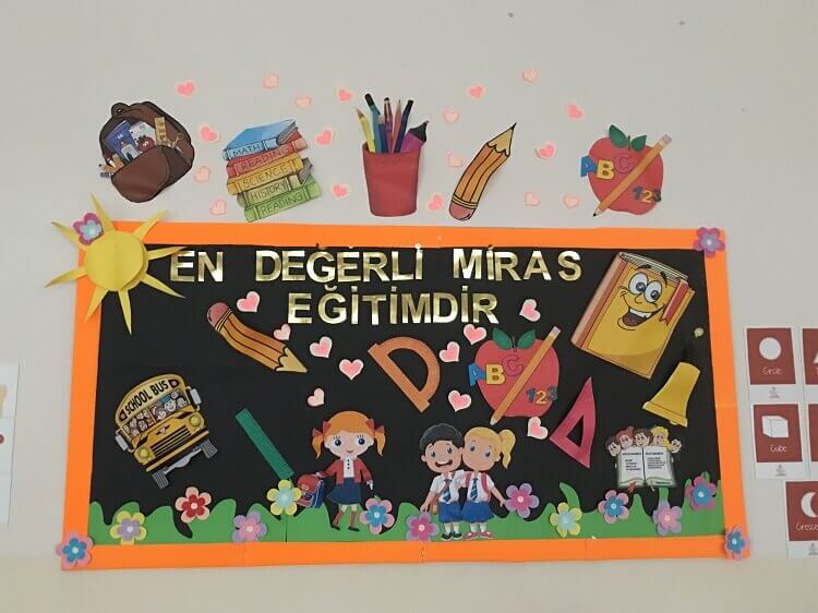 İlköğretim Haftası Pano Örnekleri ve Pano Çalışmaları ile Materyaller