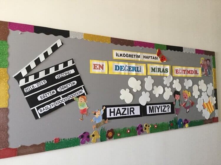 İlköğretim Haftası Pano Örnekleri ve Pano Çalışmaları ile Materyaller