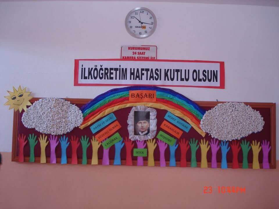 İlköğretim Haftası Pano Örnekleri ve Pano Çalışmaları ile Materyaller