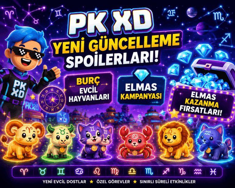 PK XD Bedava Elmas Gönderme Özelliği ve Yeni Burç Petleri! PK XD Bedava Elmas Gönderme Özelliği ve Yeni Burç Petleri!