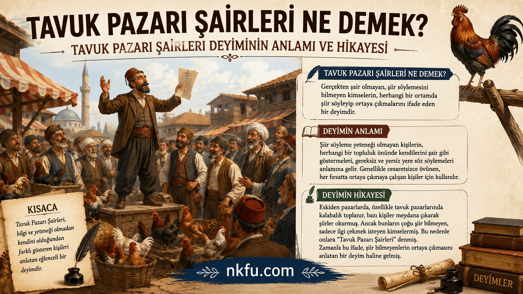 Tavuk Pazarı Şairleri Ne Demek? Tavuk Pazarı Şairleri Deyiminin Anlamı ve Hikayesi
