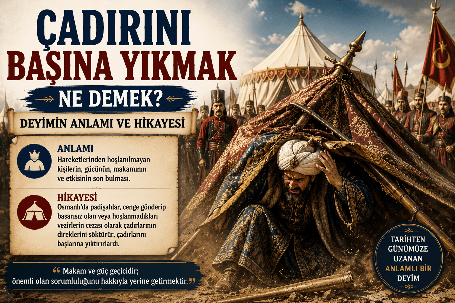 Çadırını Başına Yıkmak
