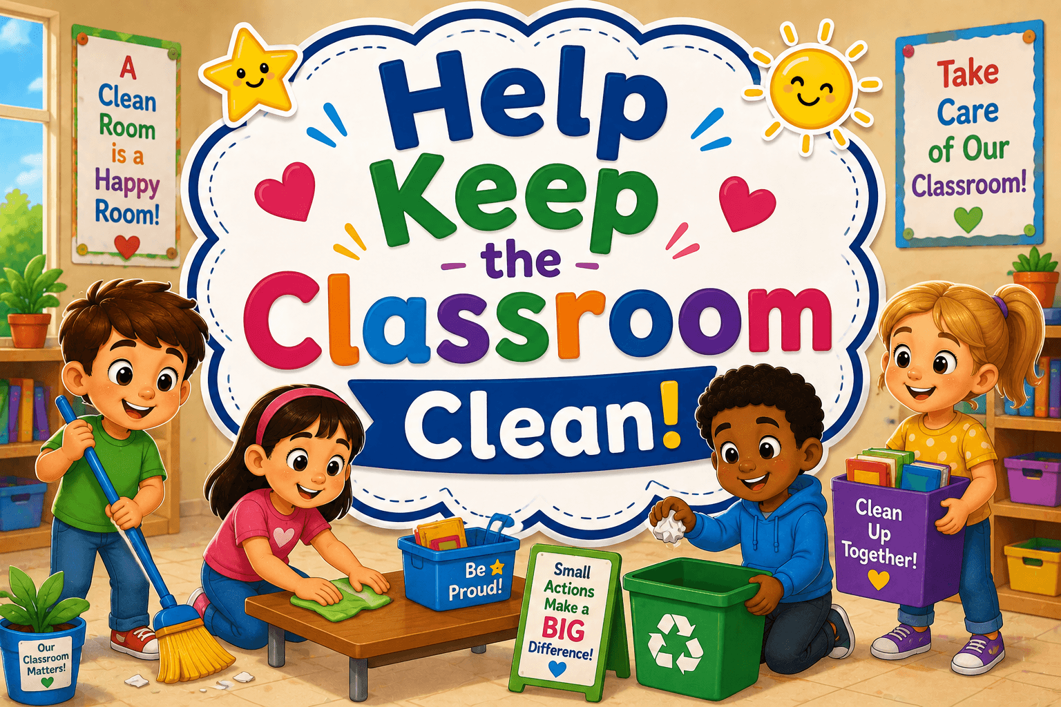 Help Keep the Classroom Clean