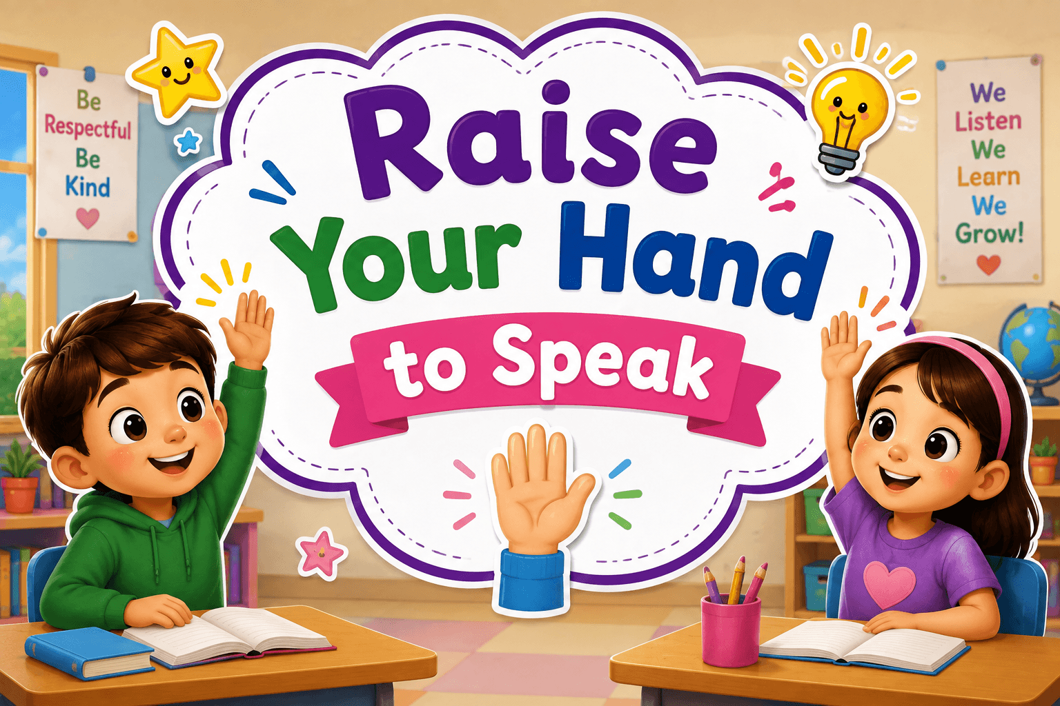Raise Your Hand to Speak