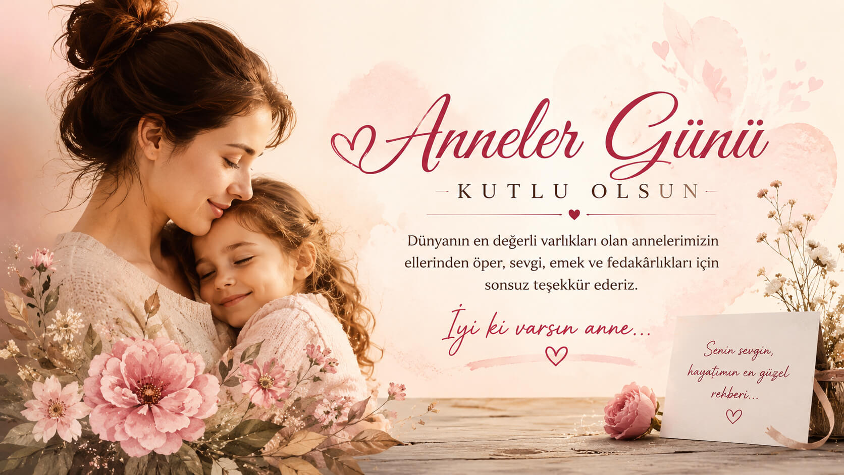 Anneler Günü Hakkında Yazılmış Örnek Kompozisyonlar, Anneler Günü Yazı Örnekleri