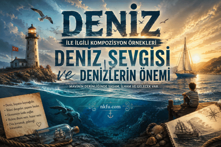 Deniz ile İlgili Kompozisyon Örnekleri, Deniz Sevgisi ve Denizlerin Önemi Deniz ile İlgili Kompozisyon Örnekleri, Deniz Sevgisi ve Denizlerin Önemi