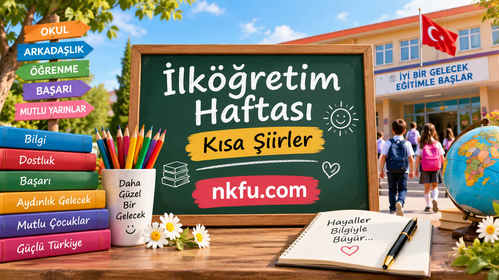 İlköğretim Haftası Kısa Şiirler