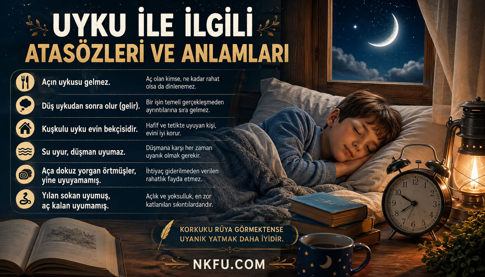 Uyku İle İlgili Atasözleri ve Anlamları