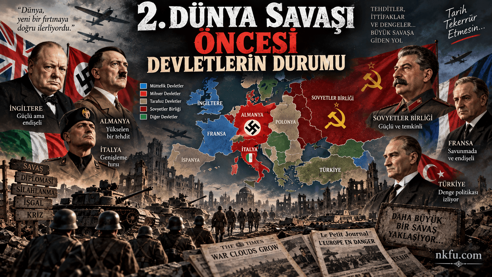2. Dünya Savaşı Öncesi Devletlerin Durumu Nasıldı?